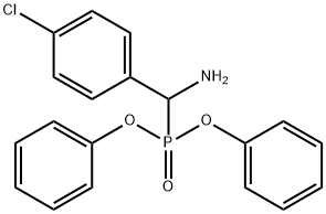 diphenyl amino(4-chlorophenyl)methylphosphonate Structure