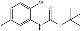 tert-butyl 2-hydroxy-5-methylphenylcarbamate 구조식 이미지