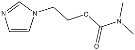 2-(1H-imidazol-1-yl)ethyl dimethylcarbamate Structure