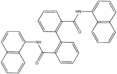 N~2~,N~2~'-dinaphthalen-1-yl[1,1'-biphenyl]-2,2'-dicarboxamide 구조식 이미지