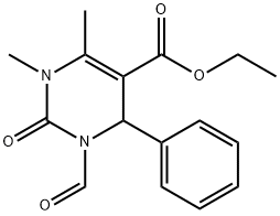 ethyl 3-formyl-1,6-dimethyl-2-oxo-4-phenyl-1,2,3,4-tetrahydro-5-pyrimidinecarboxylate 구조식 이미지