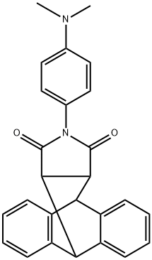 17-[4-(dimethylamino)phenyl]-17-azapentacyclo[6.6.5.0~2,7~.0~9,14~.0~15,19~]nonadeca-2,4,6,9,11,13-hexaene-16,18-dione Structure