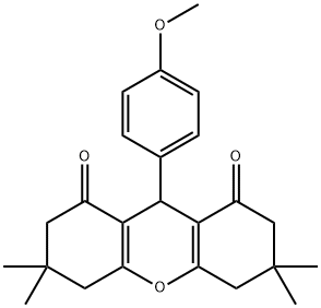 9-(4-methoxyphenyl)-3,3,6,6-tetramethyl-3,4,5,6,7,9-hexahydro-1H-xanthene-1,8(2H)-dione Structure