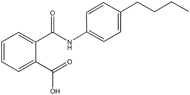 2-[(4-butylanilino)carbonyl]benzoic acid Structure