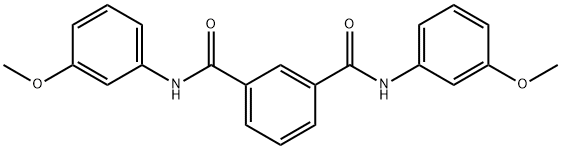 N~1~,N~3~-bis(3-methoxyphenyl)isophthalamide 구조식 이미지