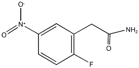 2-{2-fluoro-5-nitrophenyl}acetamide 구조식 이미지