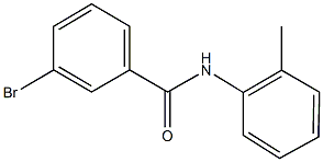 3-bromo-N-(2-methylphenyl)benzamide 구조식 이미지