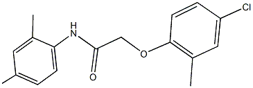2-(4-chloro-2-methylphenoxy)-N-(2,4-dimethylphenyl)acetamide Structure
