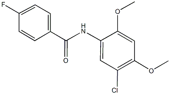 N-(5-chloro-2,4-dimethoxyphenyl)-4-fluorobenzamide Structure