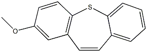 2-methoxydibenzo[b,f]thiepine 구조식 이미지