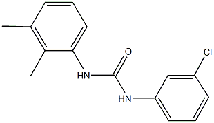 N-(3-chlorophenyl)-N'-(2,3-dimethylphenyl)urea 구조식 이미지