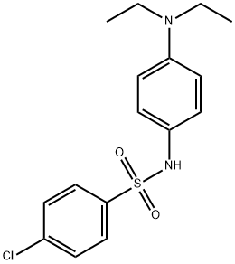 4-chloro-N-[4-(diethylamino)phenyl]benzenesulfonamide Structure