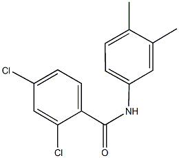 2,4-dichloro-N-(3,4-dimethylphenyl)benzamide 구조식 이미지