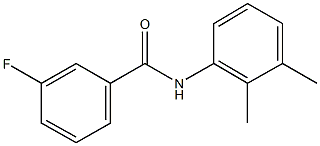 N-(2,3-dimethylphenyl)-3-fluorobenzamide 구조식 이미지