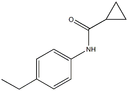 N-(4-ethylphenyl)cyclopropanecarboxamide 구조식 이미지