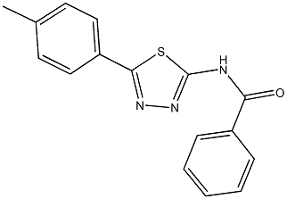 N-[5-(4-methylphenyl)-1,3,4-thiadiazol-2-yl]benzamide Structure