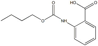 2-[(butoxycarbonyl)amino]benzoic acid 구조식 이미지