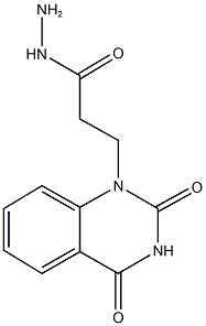 3-(2,4-dioxo-3,4-dihydroquinazolin-1(2H)-yl)propanohydrazide Structure