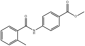 methyl 4-[(2-methylbenzoyl)amino]benzoate Structure