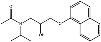Propranolol N-Acetyl Impurity 구조식 이미지