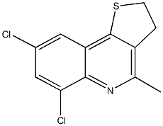 6,8-dichloro-4-methyl-2,3-dihydrothieno[3,2-c]quinoline Structure
