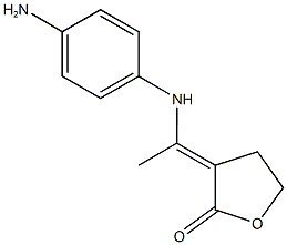 3-[1-(4-aminoanilino)ethylidene]dihydro-2(3H)-furanone Structure