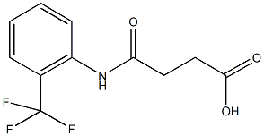 4-oxo-4-[2-(trifluoromethyl)anilino]butanoic acid 구조식 이미지