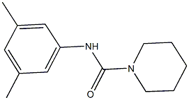 N-(3,5-dimethylphenyl)-1-piperidinecarboxamide 구조식 이미지