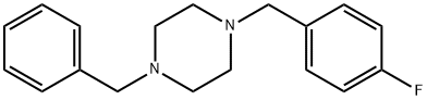 1-benzyl-4-(4-fluorobenzyl)piperazine Structure