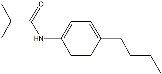 N-(4-butylphenyl)-2-methylpropanamide 구조식 이미지