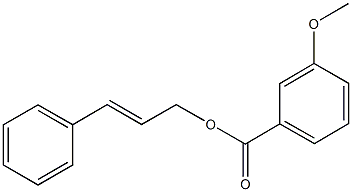 cinnamyl 3-methoxybenzoate Structure