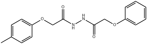2-(4-methylphenoxy)-N'-(phenoxyacetyl)acetohydrazide 구조식 이미지