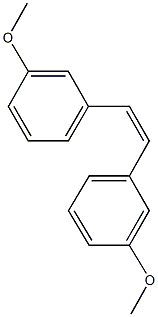 1-methoxy-3-[2-(3-methoxyphenyl)vinyl]benzene 구조식 이미지