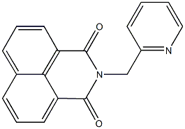 2-(2-pyridinylmethyl)-1H-benzo[de]isoquinoline-1,3(2H)-dione 구조식 이미지