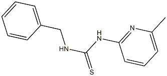 N-benzyl-N'-(6-methyl-2-pyridinyl)thiourea Structure