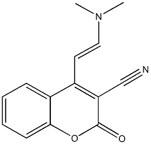 4-[2-(dimethylamino)vinyl]-2-oxo-2H-chromene-3-carbonitrile Structure