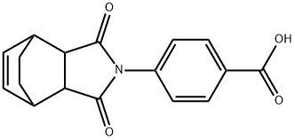 4-(3,5-dioxo-4-azatricyclo[5.2.2.0~2,6~]undec-8-en-4-yl)benzoic acid 구조식 이미지