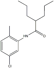 N-(5-chloro-2-methylphenyl)-2-propylpentanamide Structure