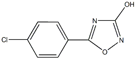 5-(4-chlorophenyl)-1,2,4-oxadiazol-3-ol Structure