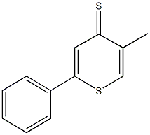 5-methyl-2-phenyl-4H-thiopyran-4-thione Structure