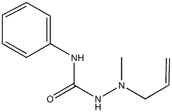2-allyl-2-methyl-N-phenylhydrazinecarboxamide 구조식 이미지