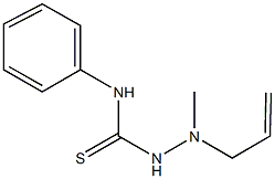 2-allyl-2-methyl-N-phenylhydrazinecarbothioamide Structure