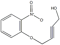 4-{2-nitrophenoxy}-2-butyn-1-ol 구조식 이미지