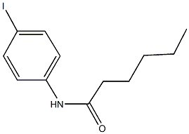 N-(4-iodophenyl)hexanamide 구조식 이미지