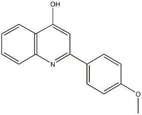 2-(4-methoxyphenyl)-4-quinolinol Structure