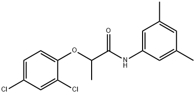 2-(2,4-dichlorophenoxy)-N-(3,5-dimethylphenyl)propanamide Structure