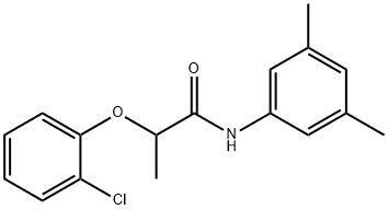 2-(2-chlorophenoxy)-N-(3,5-dimethylphenyl)propanamide 구조식 이미지