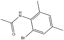 N-(2-bromo-4,6-dimethylphenyl)acetamide Structure