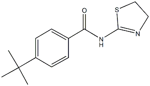 4-tert-butyl-N-(4,5-dihydro-1,3-thiazol-2-yl)benzamide Structure