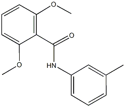 2,6-dimethoxy-N-(3-methylphenyl)benzamide 구조식 이미지